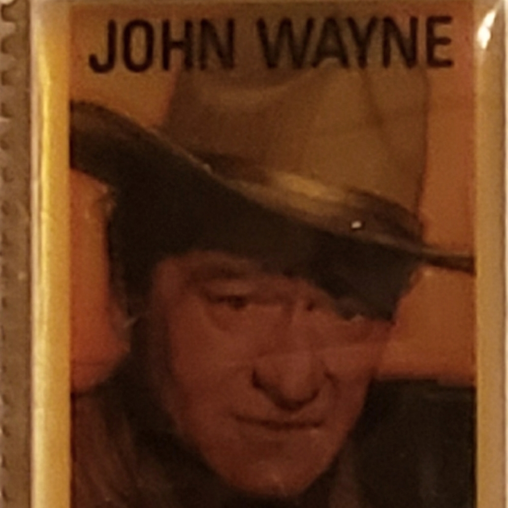 John Wayne tie tac stamp pin